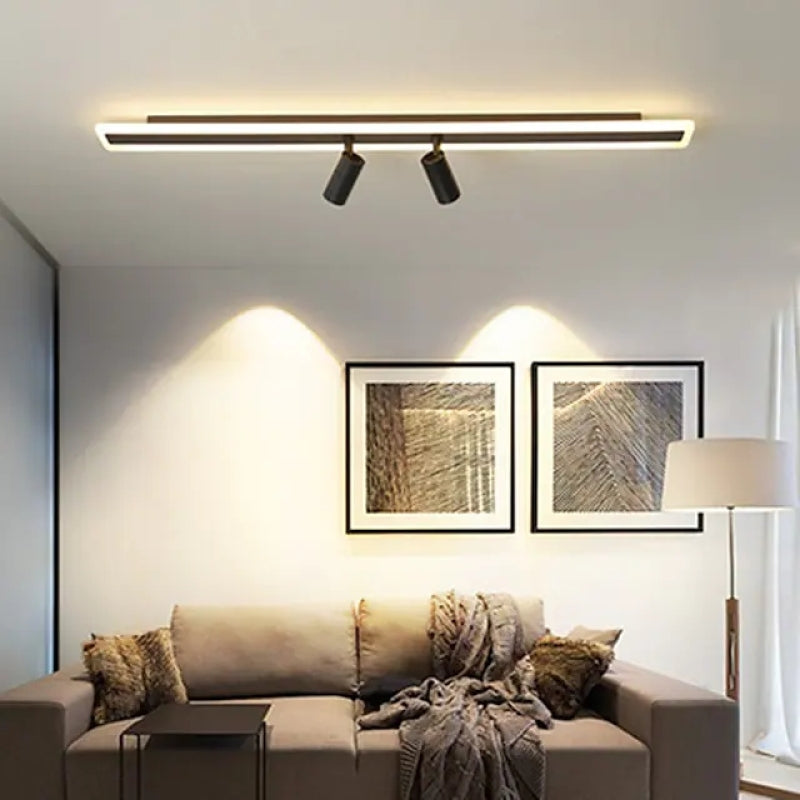 Two ceiling lights in deals living room