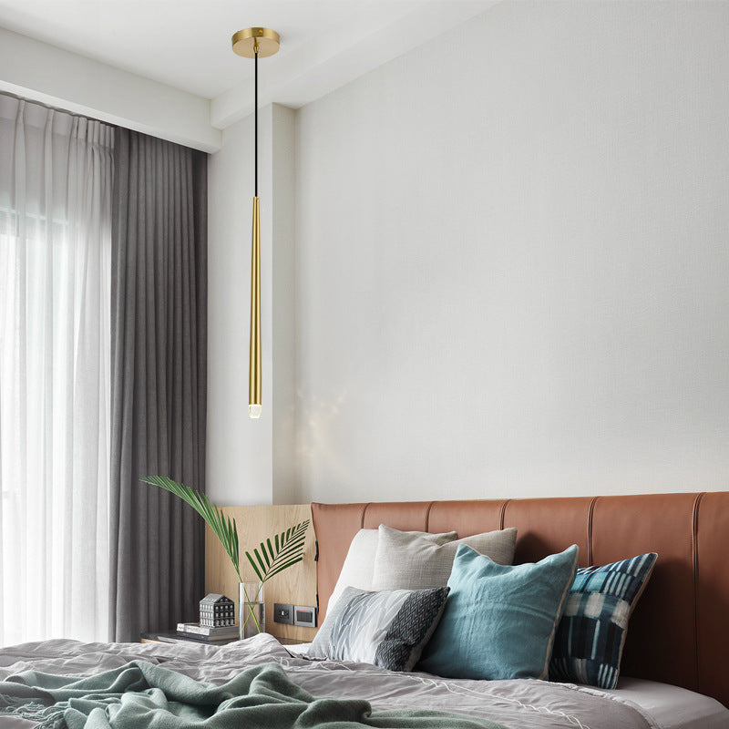 Carr Pendant Light Linear Modern, Metal, Gold, Living Rooms
