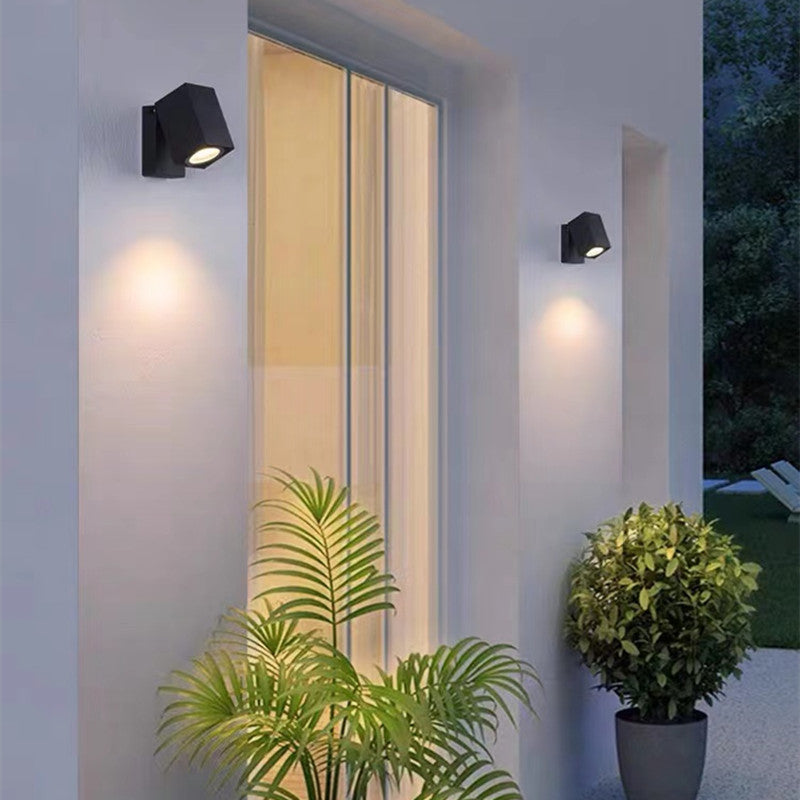 Modern outdoor outlet spotlights