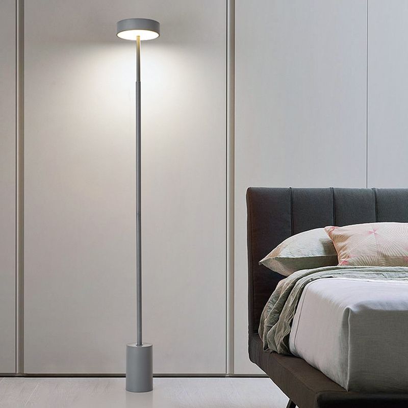 Edge Floor Lamp Linear Modern/Minimalist, Black/White/Gray, Bedroom