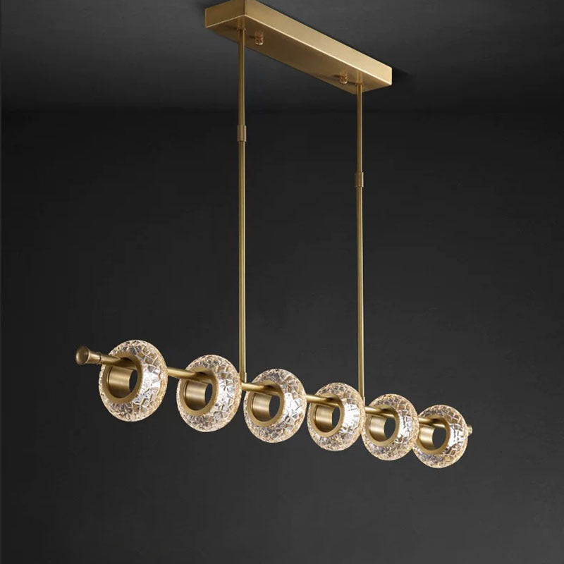 Marilyn Modern Luxury metal/Glass Pendant Light, Gold