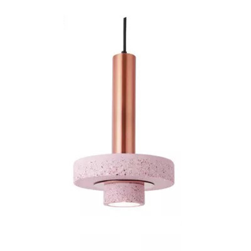 Zaid Modern LED Art Deco Colorful Pendant Light, Terrazzo