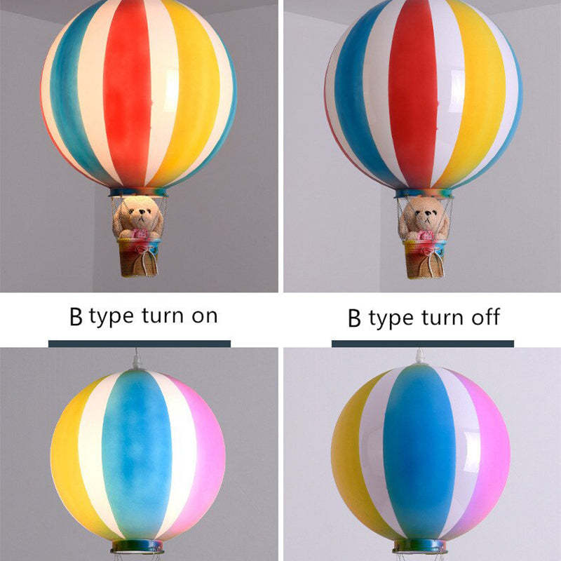 Nordic Creative Colorful Balloon Acrylic Pendant Light, Bedroom