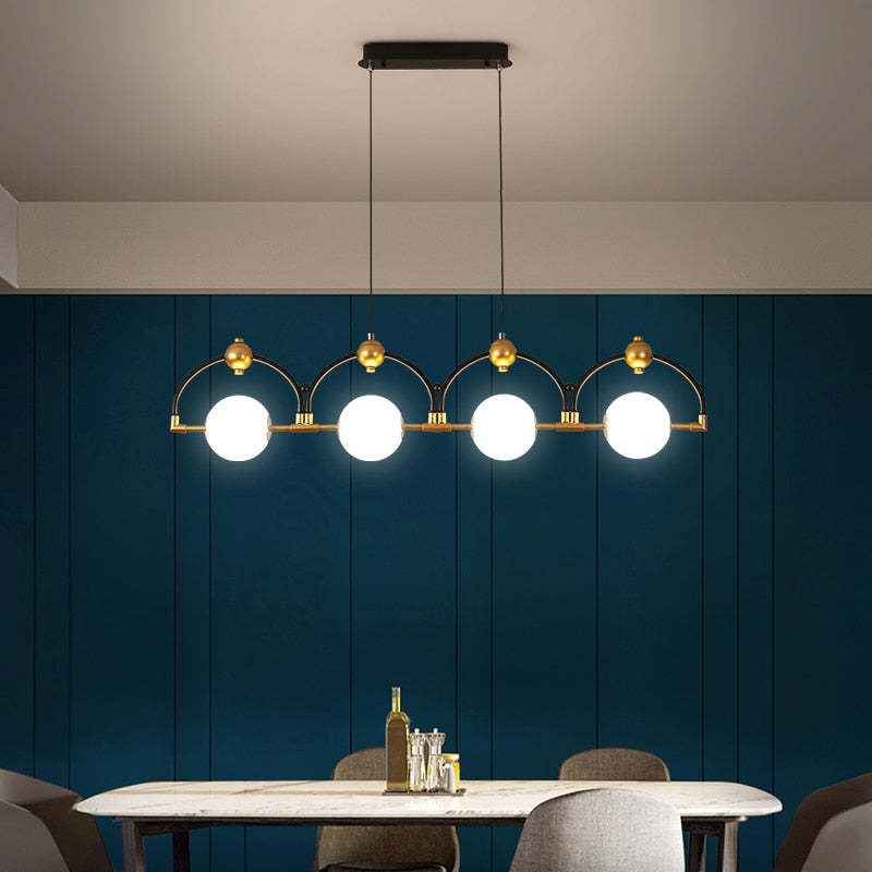 Valentina Minimalist Pendant Light, 2/3/4 Heads