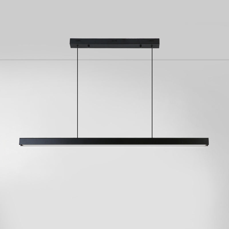 Edge Minimalist Classic Black & White Linear Pendant Light