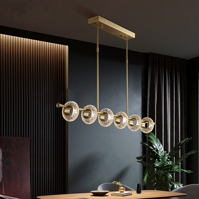 Marilyn Modern Luxury metal/Glass Pendant Light, Gold