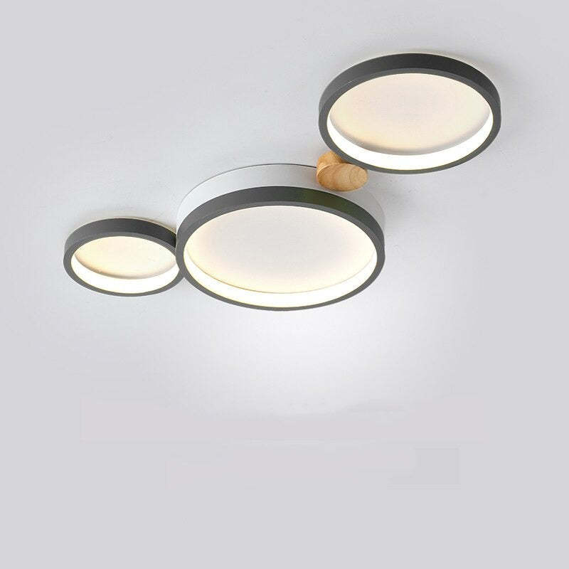 Sienna Round Flush Mount Ceiling Light 3 Color 3/4/5/6/7 Heads