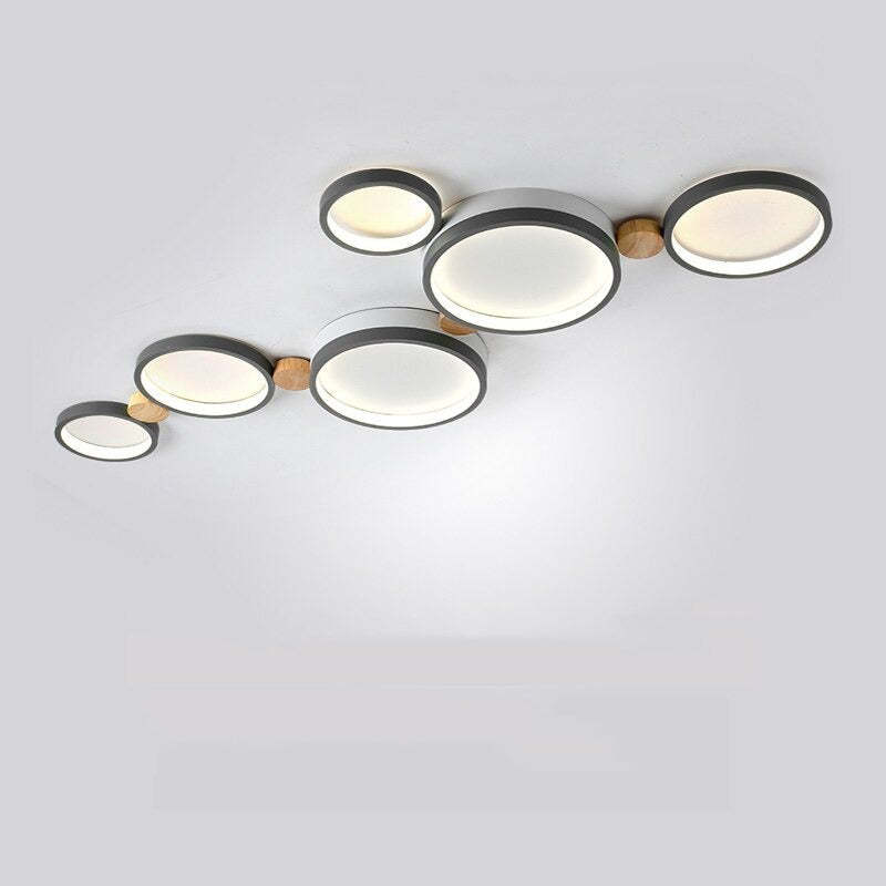 Sienna Round Flush Mount Ceiling Light 3 Colour 3/4/5/6/7 Heads