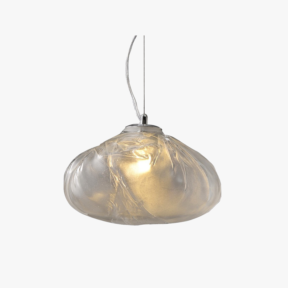 Byers Minimalist Spherical Metal/Glass Pendant Light, 3 Color