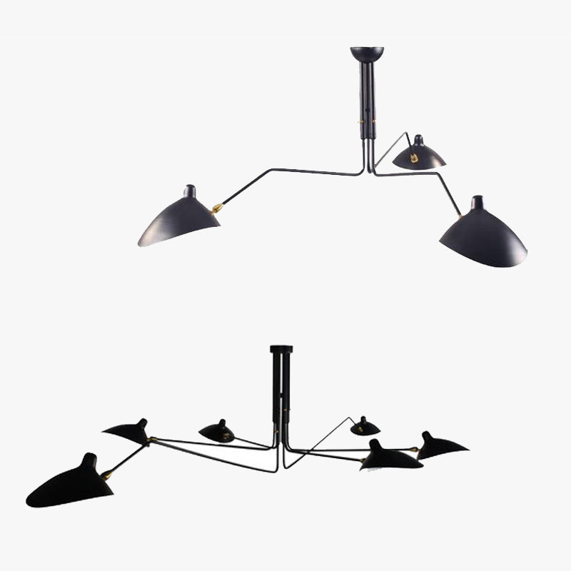 Schmitt Pendant Light Industry, Metal, Black, Study Room