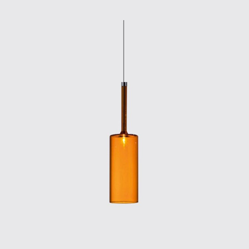 Hailie Minimalist Modern Glass LED Pendant Light, 3 Style