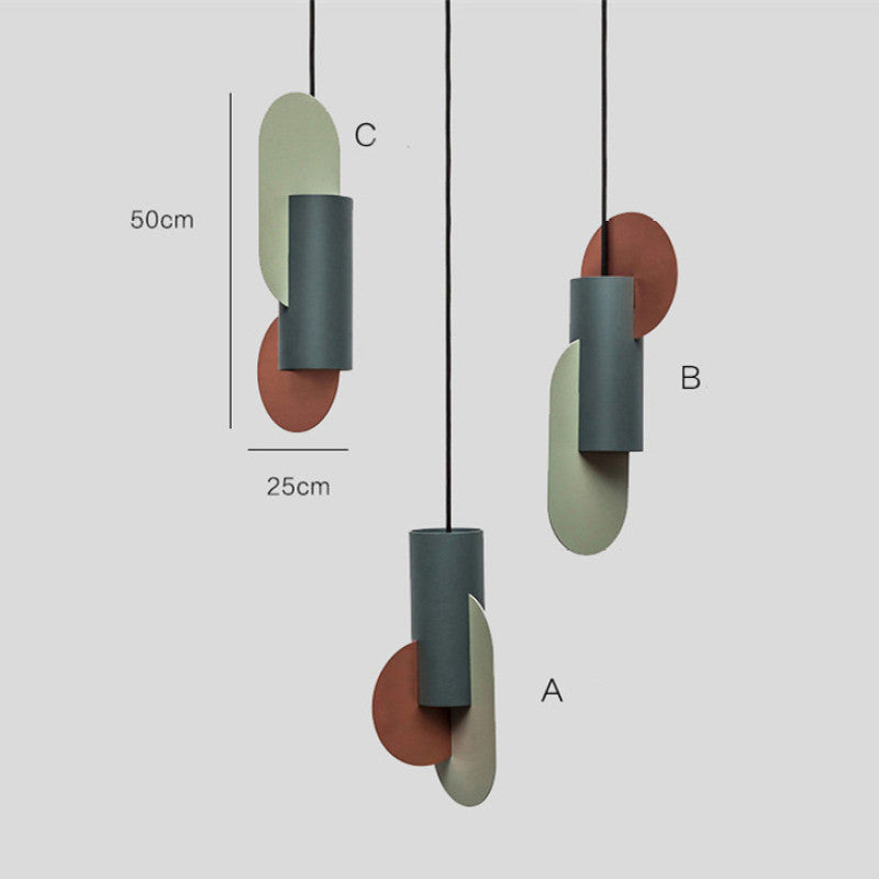 Morandi Color Designed Pendant Lighting Hanging Lamps For Living Room & Bedside
