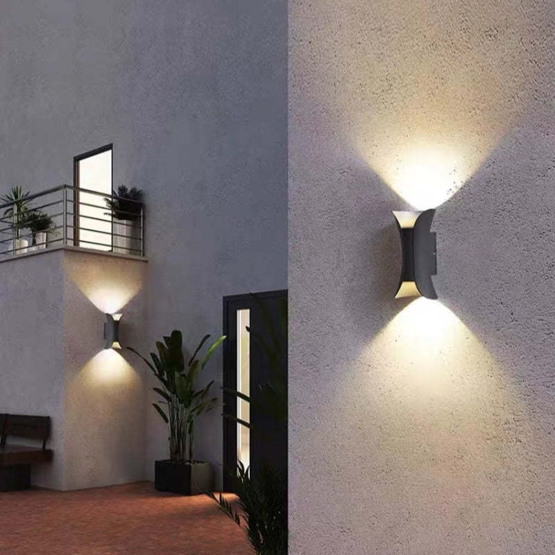 Orr Curved Outdoor Wall Mounted Led Lights