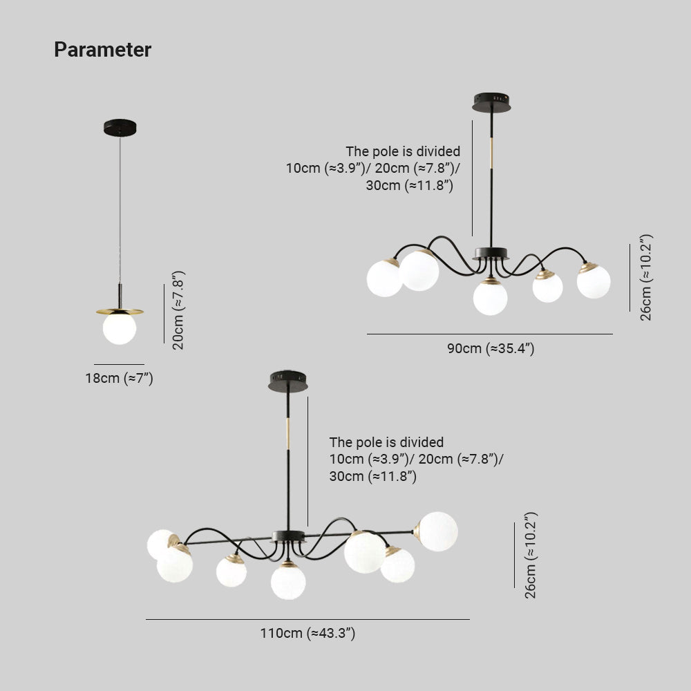 Valentina Chandelier, 1/5/7 Heads