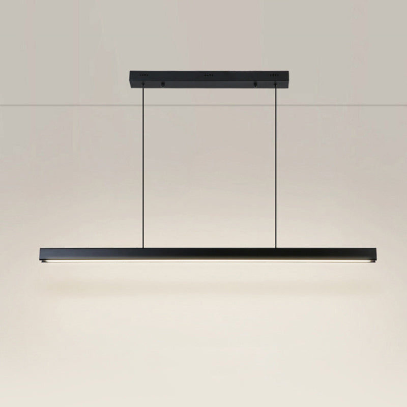 Edge Minimalist Classic Black & White Linear Pendant Light