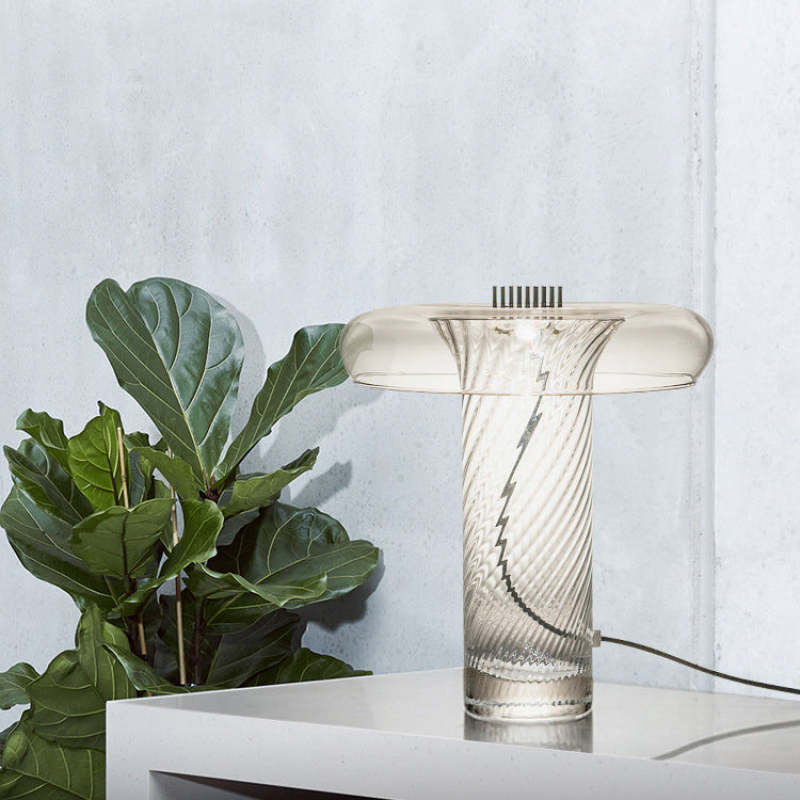 Elegant Bedroom Glass Table Lamp Decorative Lamp