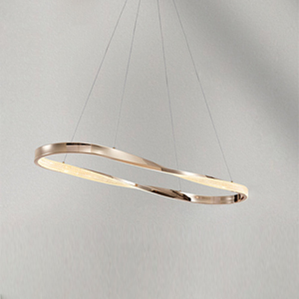 Kirsten Pendant Light, Aluminium & Arcylic, 1/2 Rings, 2 Color